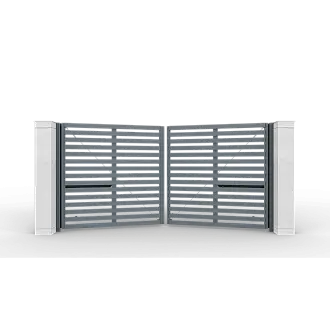 Распашные ворота с электроприводом серии Prestige